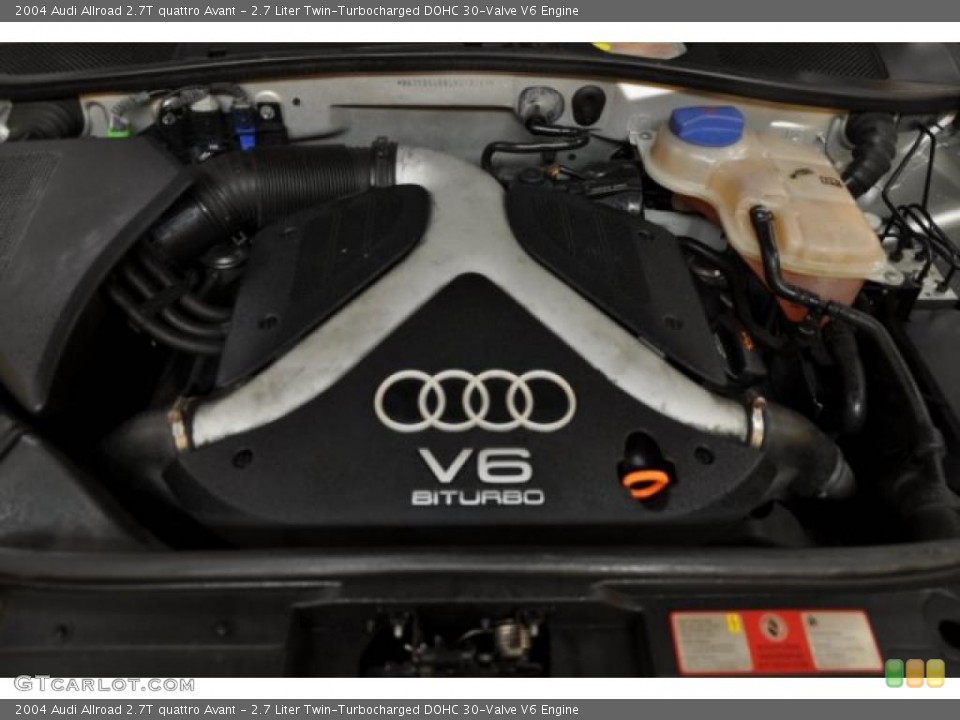 2.7 Liter Twin-Turbocharged DOHC 30-Valve V6 Engine for the 2004 Audi Allroad #37844899