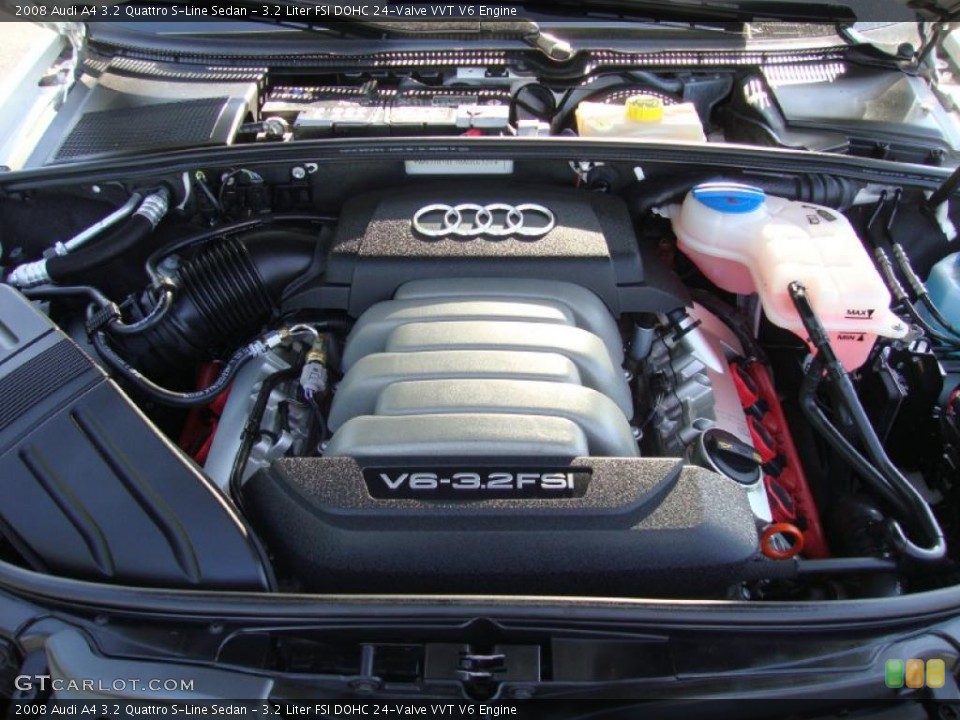 3.2 Liter FSI DOHC 24-Valve VVT V6 Engine for the 2008 Audi A4 #37848459