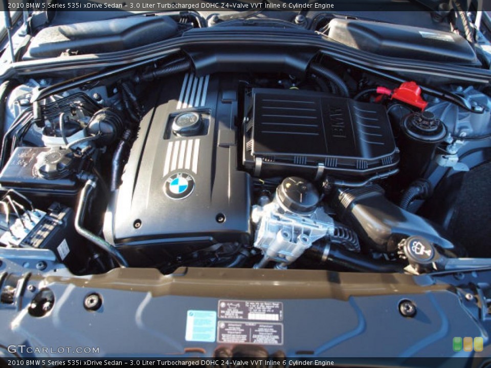 3.0 Liter Turbocharged DOHC 24-Valve VVT Inline 6 Cylinder Engine for the 2010 BMW 5 Series #37859219