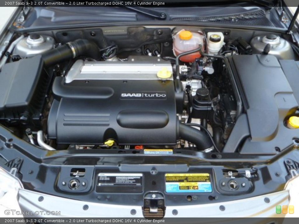 2.0 Liter Turbocharged DOHC 16V 4 Cylinder Engine for the 2007 Saab 9-3 #37869196