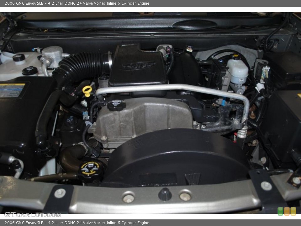 4.2 Liter DOHC 24 Valve Vortec Inline 6 Cylinder 2006 GMC Envoy Engine