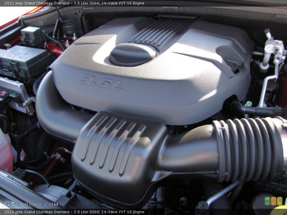 3.6 Liter DOHC 24Valve VVT V6 Engine for the 2011 Jeep