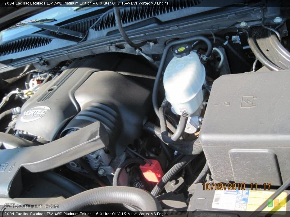 6.0 Liter OHV 16-Valve Vortec V8 Engine for the 2004 Cadillac Escalade #37880952