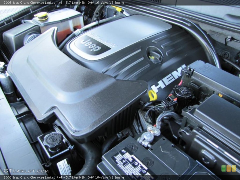 5.7 Liter HEMI OHV 16-Valve V8 Engine for the 2005 Jeep Grand Cherokee #37882904