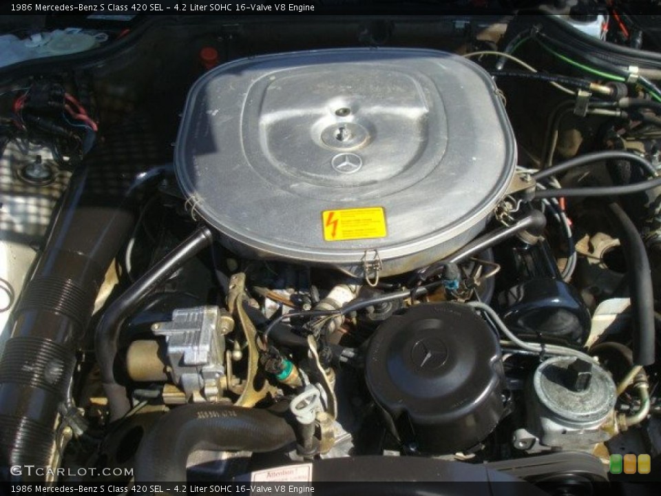 4.2 Liter SOHC 16-Valve V8 Engine for the 1986 Mercedes-Benz S Class #37886168