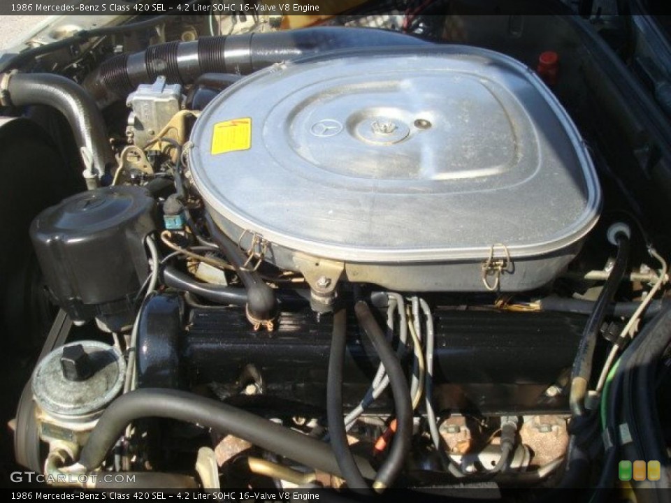 4.2 Liter SOHC 16-Valve V8 Engine for the 1986 Mercedes-Benz S Class #37886176