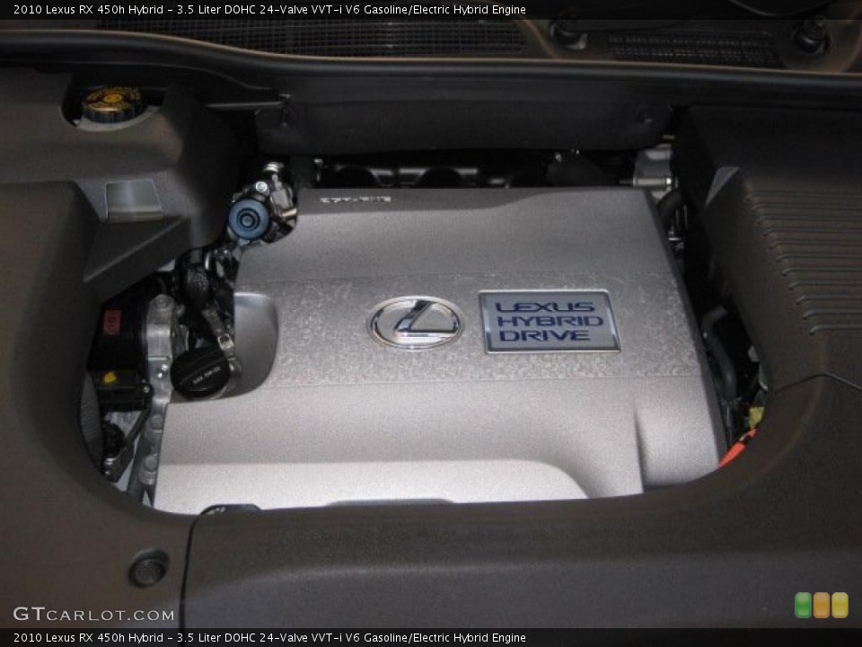3.5 Liter DOHC 24-Valve VVT-i V6 Gasoline/Electric Hybrid Engine for the 2010 Lexus RX #37886376