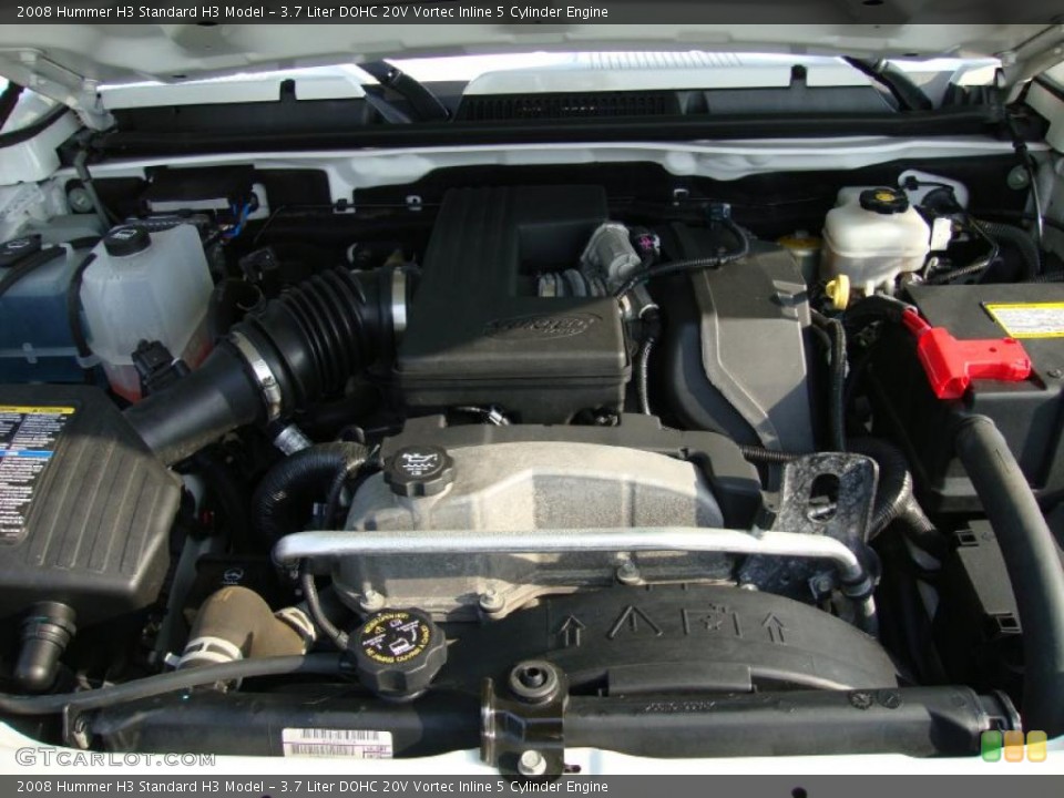 3.7 Liter DOHC 20V Vortec Inline 5 Cylinder Engine for the 2008 Hummer H3 #37907212
