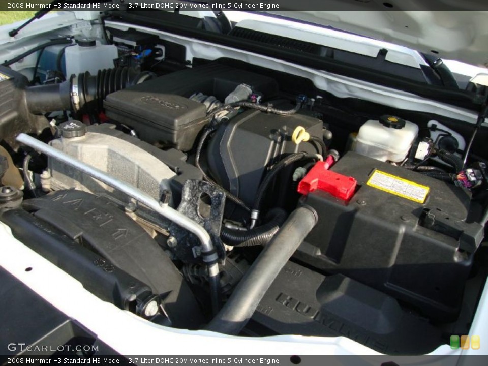 3.7 Liter DOHC 20V Vortec Inline 5 Cylinder Engine for the 2008 Hummer H3 #37907228