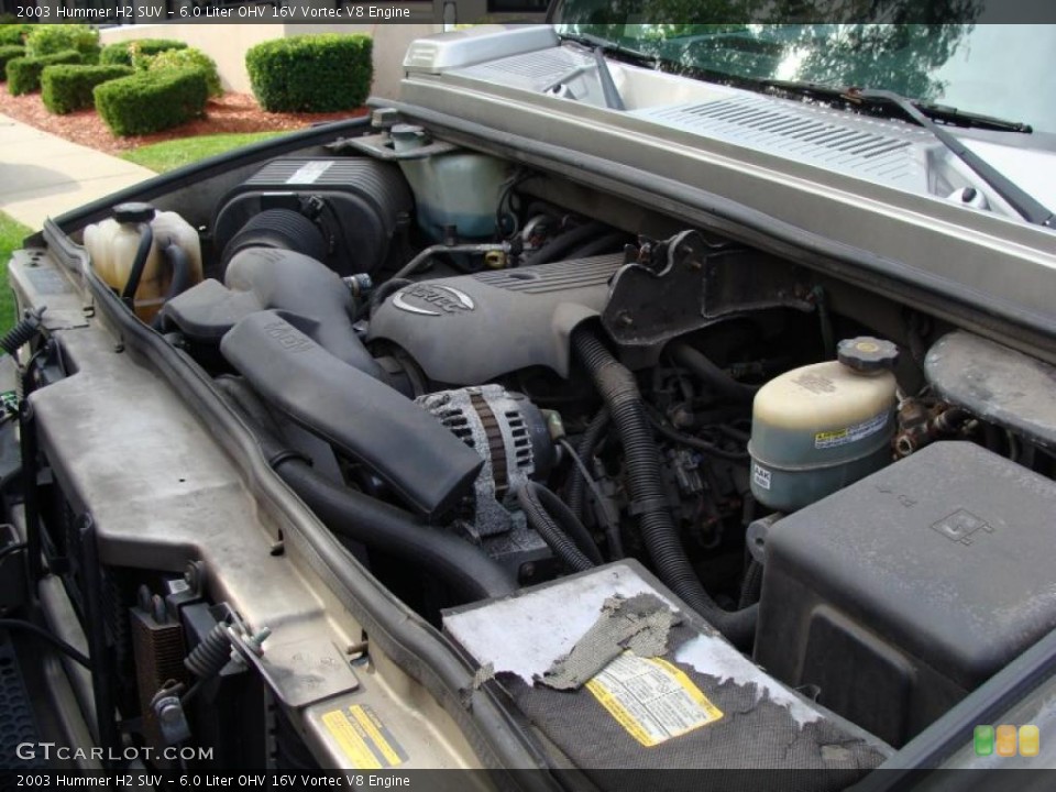 6.0 Liter OHV 16V Vortec V8 Engine for the 2003 Hummer H2 #37909357