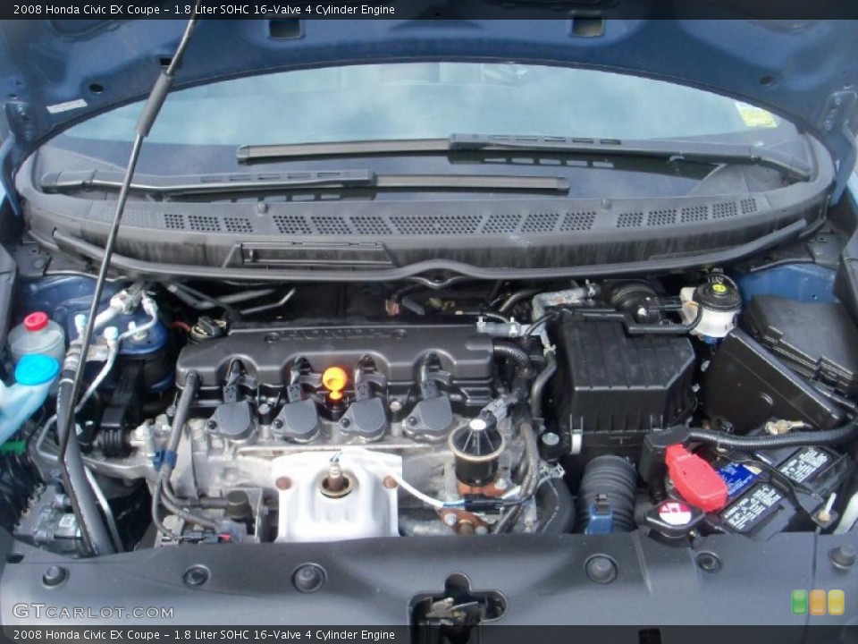 1.8 Liter SOHC 16-Valve 4 Cylinder Engine for the 2008 Honda Civic #37909861