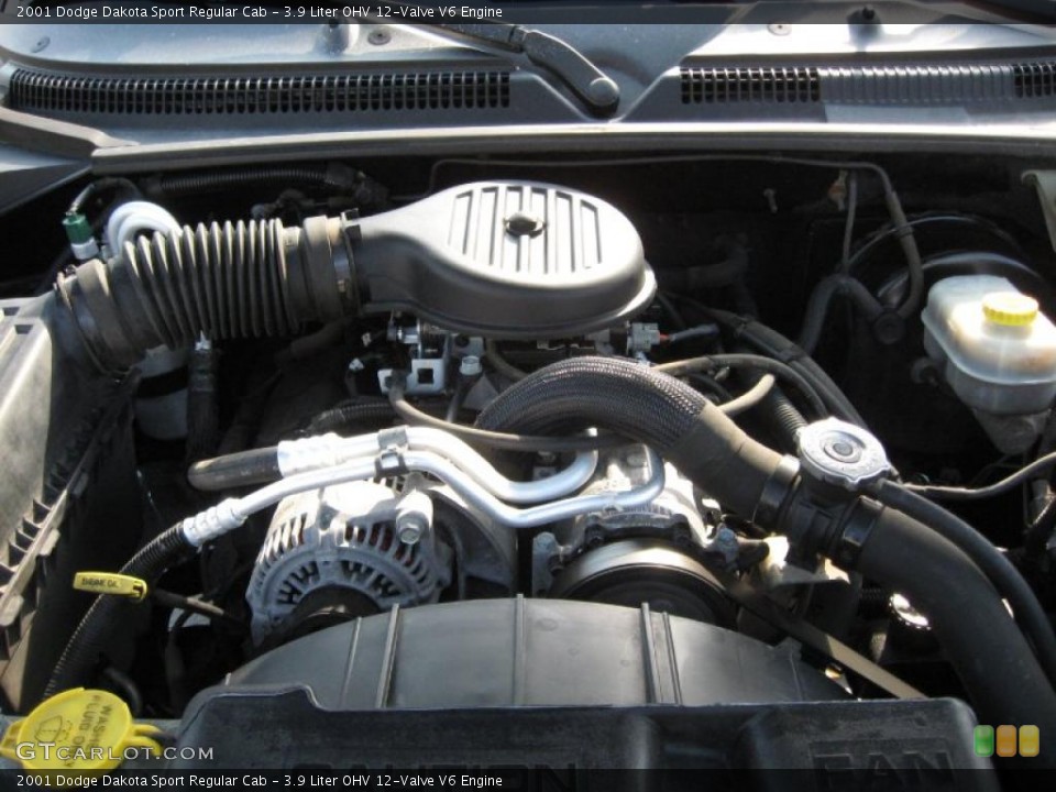 3.9 Liter OHV 12-Valve V6 Engine for the 2001 Dodge Dakota #37921054