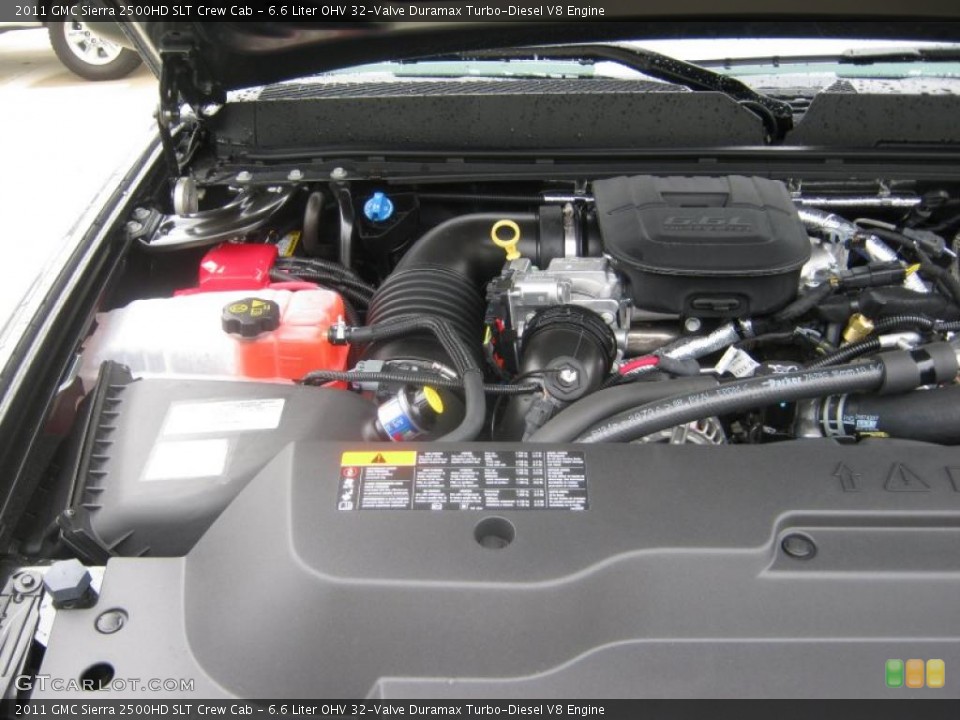 6.6 Liter OHV 32-Valve Duramax Turbo-Diesel V8 Engine for the 2011 GMC Sierra 2500HD #37930834