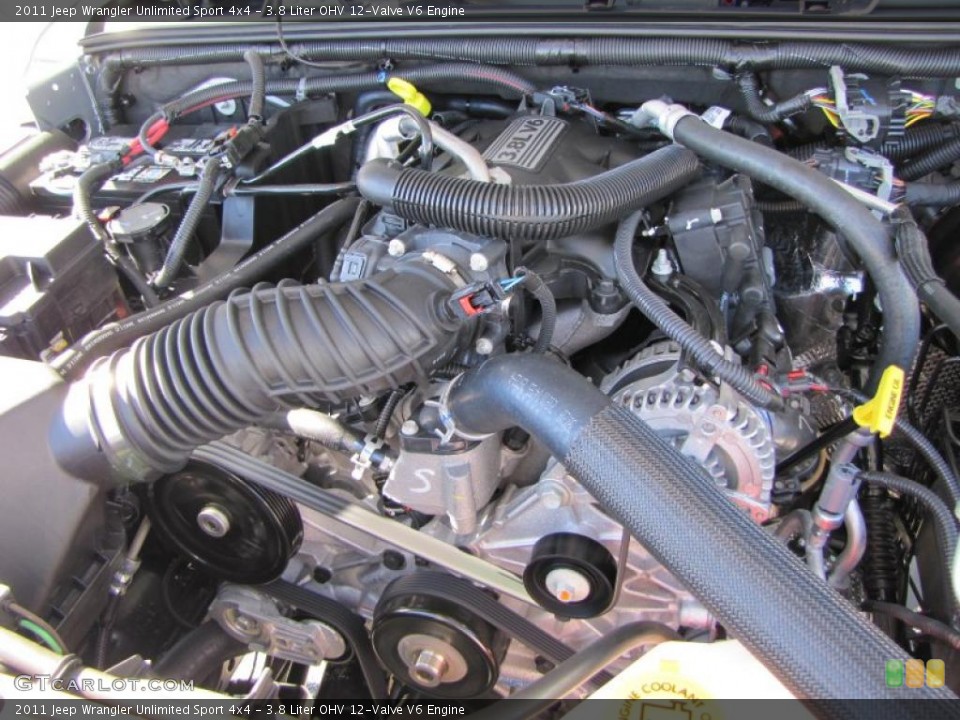 3.8 Liter OHV 12-Valve V6 Engine for the 2011 Jeep Wrangler Unlimited #37933638
