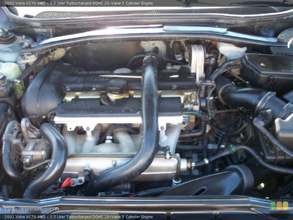 2.5 Liter Turbocharged DOHC 20-Valve 5 Cylinder Engine for the 2003 Volvo XC70 #37935290