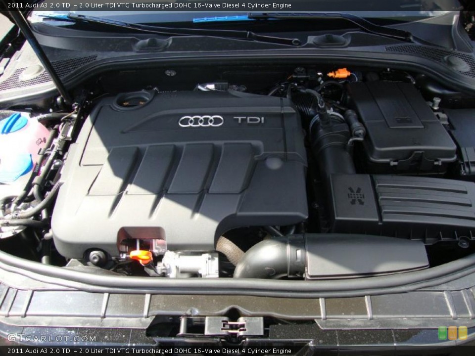 2.0 Liter TDI VTG Turbocharged DOHC 16-Valve Diesel 4 Cylinder Engine for the 2011 Audi A3 #37936266