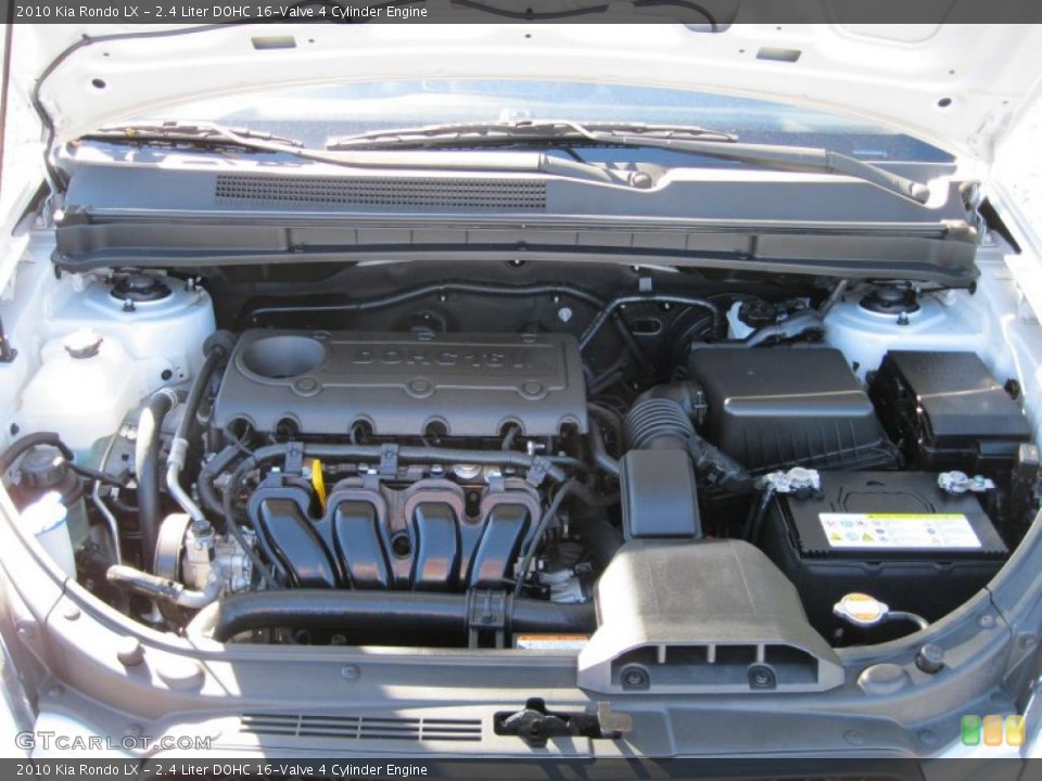 2.4 Liter DOHC 16-Valve 4 Cylinder Engine for the 2010 Kia Rondo #37938162