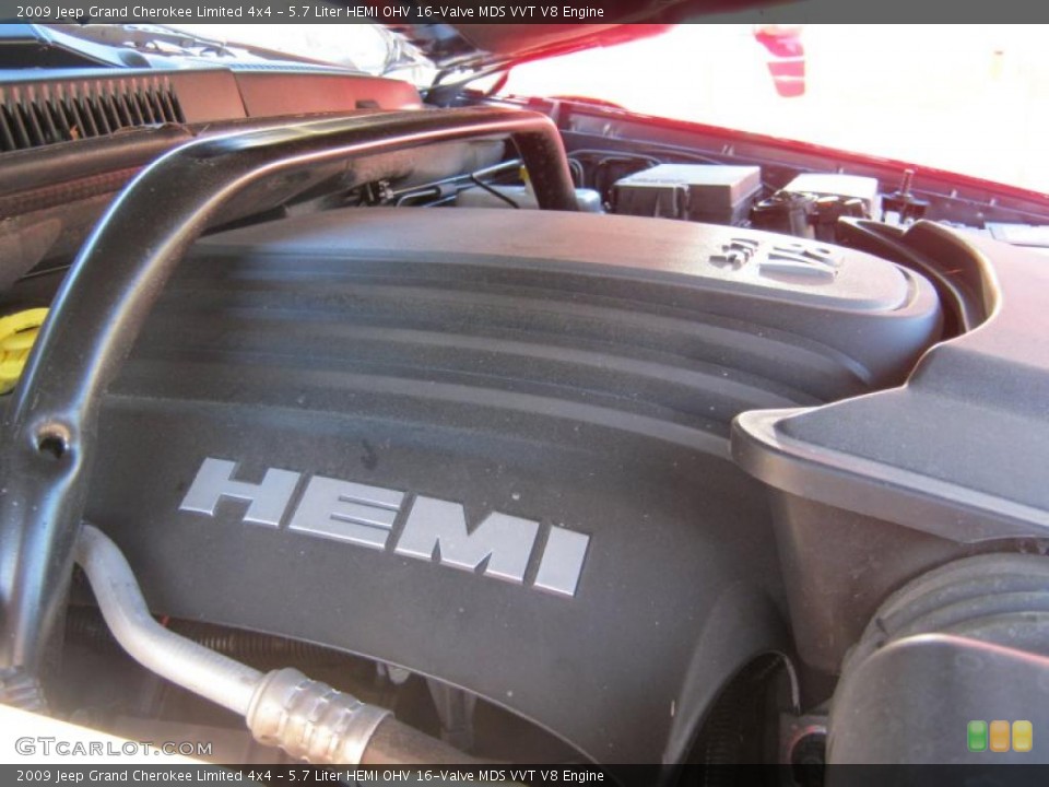 5.7 Liter HEMI OHV 16-Valve MDS VVT V8 Engine for the 2009 Jeep Grand Cherokee #37939386