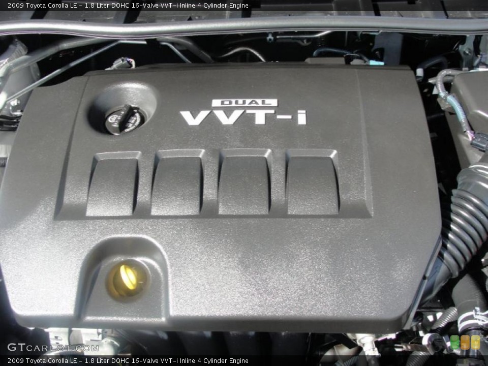 1.8 Liter DOHC 16-Valve VVT-i Inline 4 Cylinder Engine for the 2009 Toyota Corolla #37939530