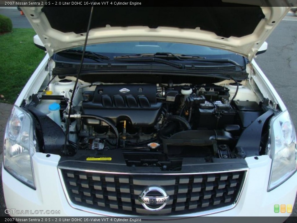 2.0 Liter DOHC 16-Valve VVT 4 Cylinder 2007 Nissan Sentra Engine