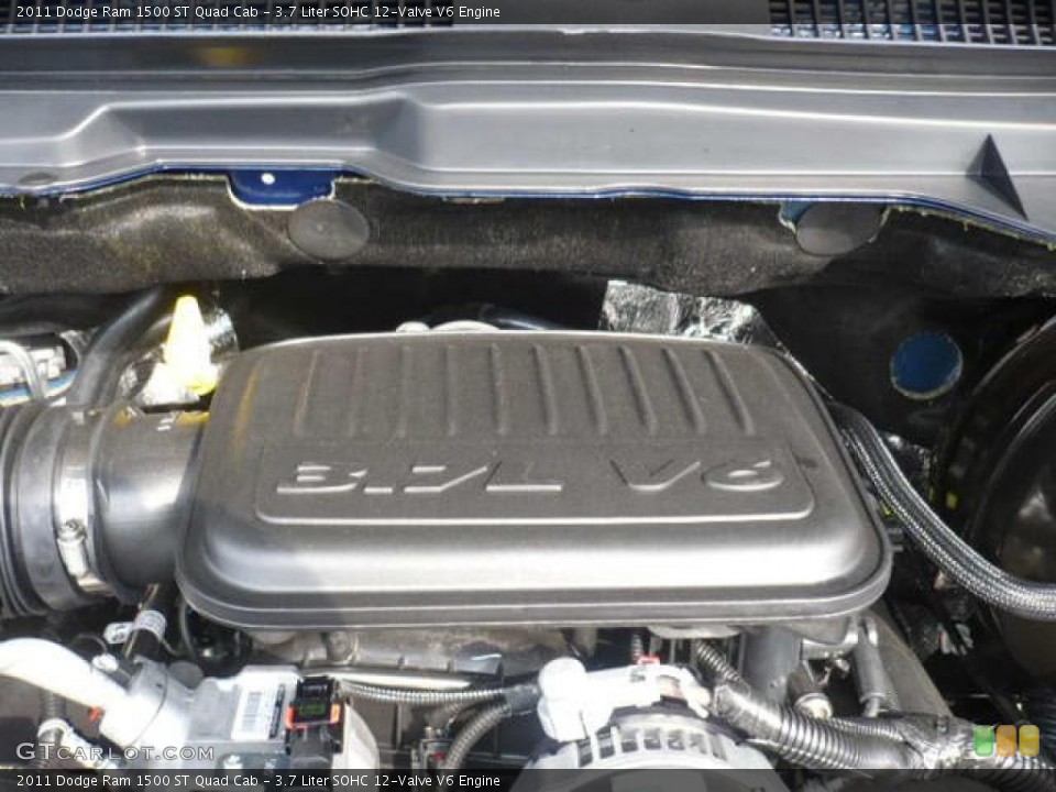 3.7 Liter SOHC 12-Valve V6 Engine for the 2011 Dodge Ram 1500 #37957472