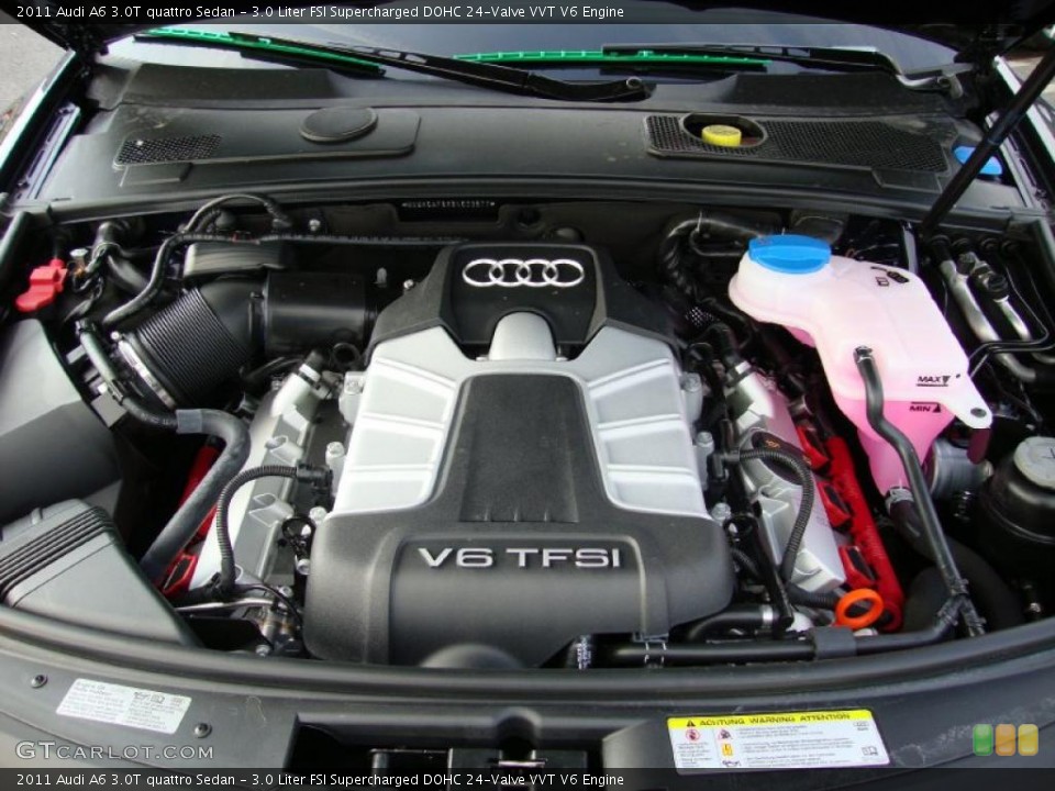 3.0 Liter FSI Supercharged DOHC 24-Valve VVT V6 Engine for the 2011 Audi A6 #37963568