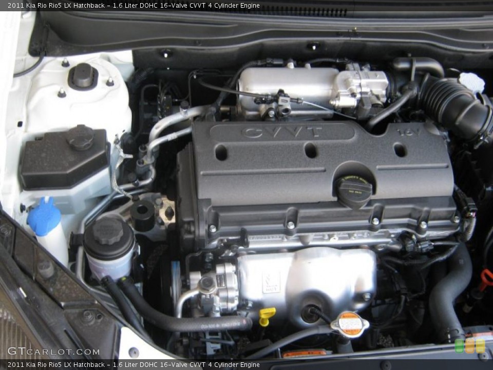 1.6 Liter DOHC 16-Valve CVVT 4 Cylinder Engine for the 2011 Kia Rio #37963944