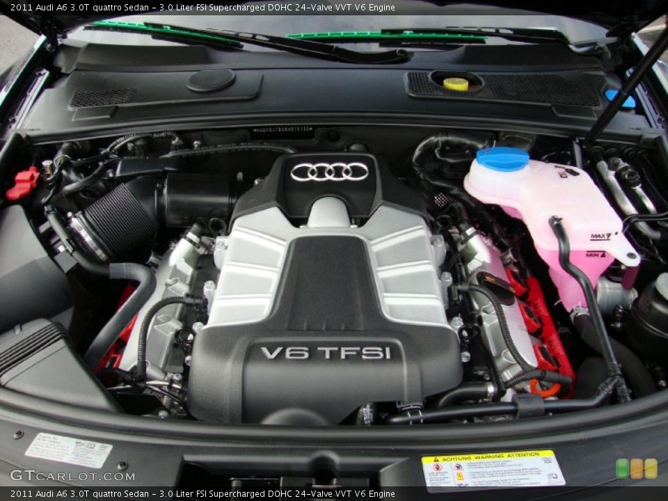 3.0 Liter FSI Supercharged DOHC 24-Valve VVT V6 Engine for the 2011 Audi A6 #37964084