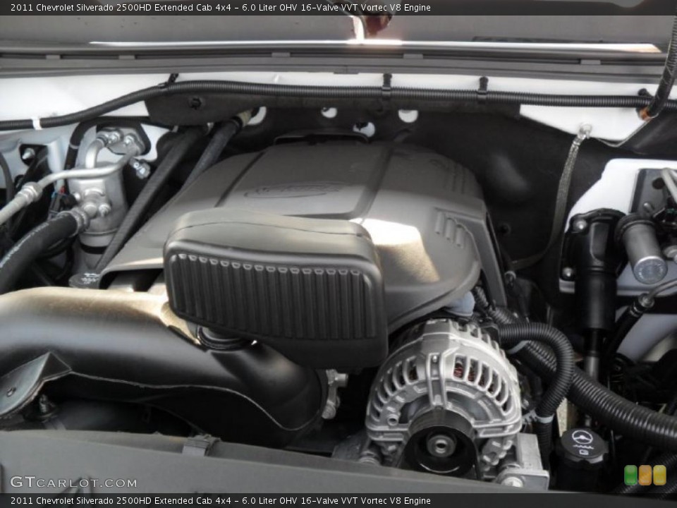 6.0 Liter OHV 16-Valve VVT Vortec V8 Engine for the 2011 Chevrolet Silverado 2500HD #37970512