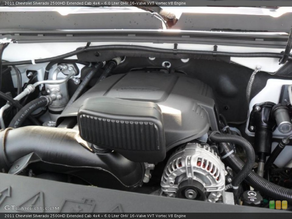 6.0 Liter OHV 16-Valve VVT Vortec V8 Engine for the 2011 Chevrolet Silverado 2500HD #37971728