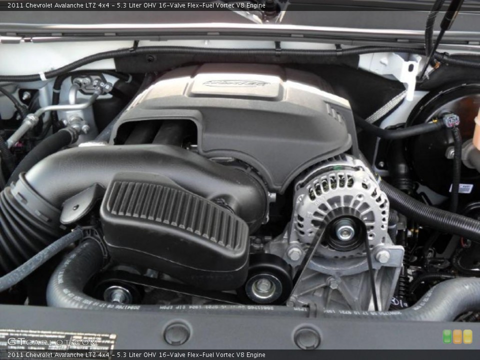 5.3 Liter OHV 16-Valve Flex-Fuel Vortec V8 Engine for the 2011 Chevrolet Avalanche #37973052