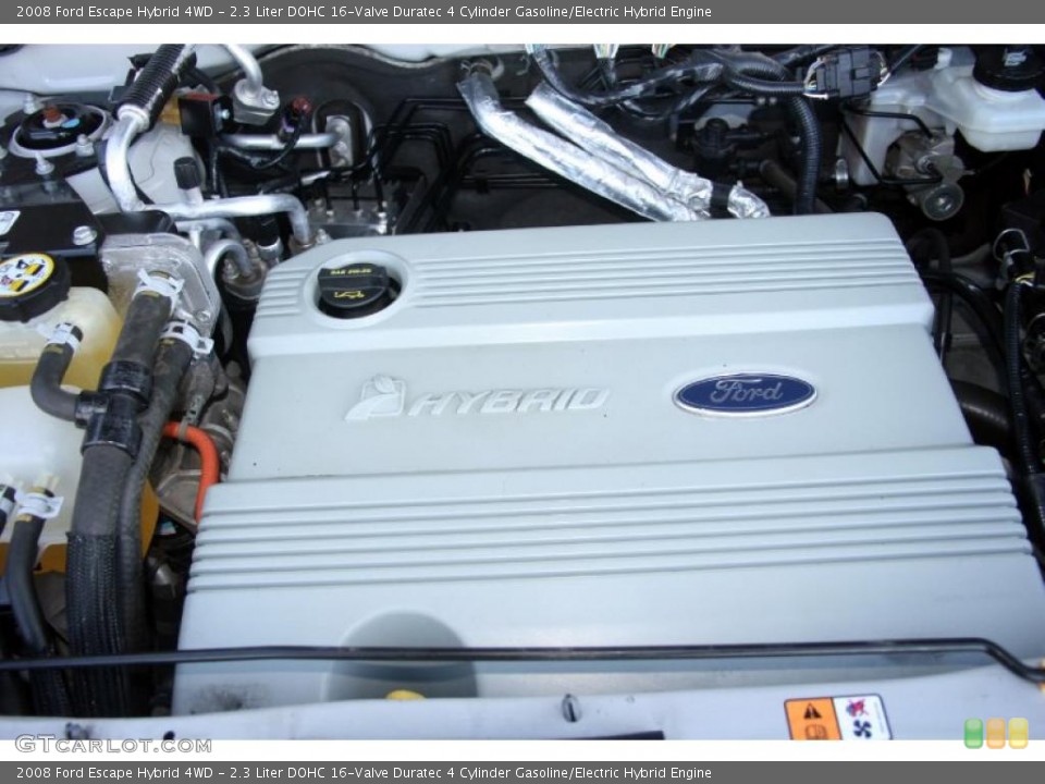 2.3 Liter DOHC 16-Valve Duratec 4 Cylinder Gasoline/Electric Hybrid Engine for the 2008 Ford Escape #37975852