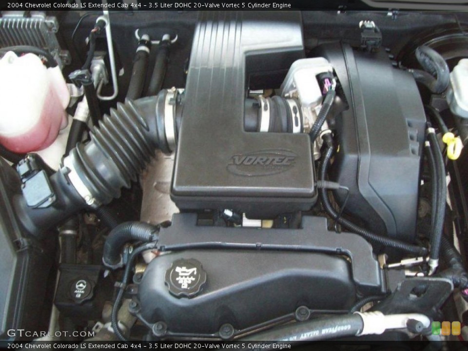 3.5 Liter DOHC 20-Valve Vortec 5 Cylinder Engine for the 2004 Chevrolet 2004 Chevrolet Colorado Engine 3.5l 5 Cylinder Towing Capacity