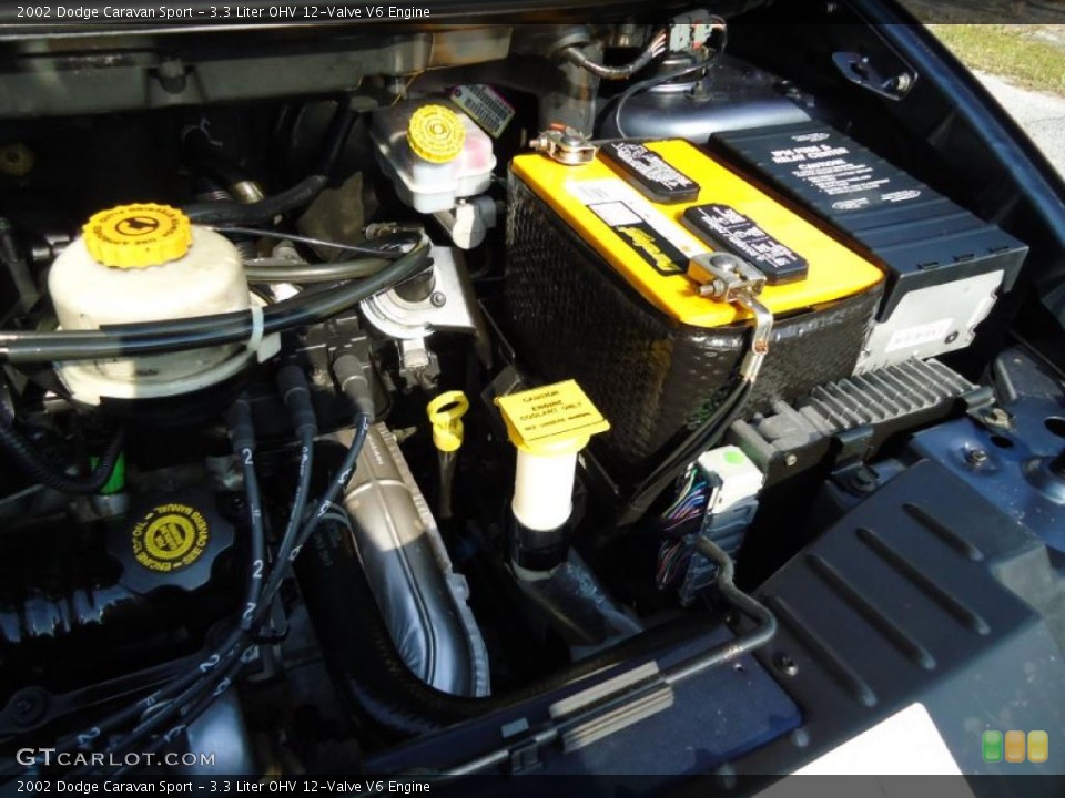 3.3 Liter OHV 12-Valve V6 Engine for the 2002 Dodge Caravan #37982112