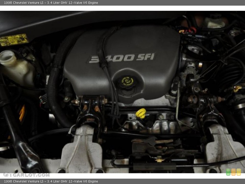 3.4 Liter OHV 12-Valve V6 Engine for the 1998 Chevrolet Venture #37983232