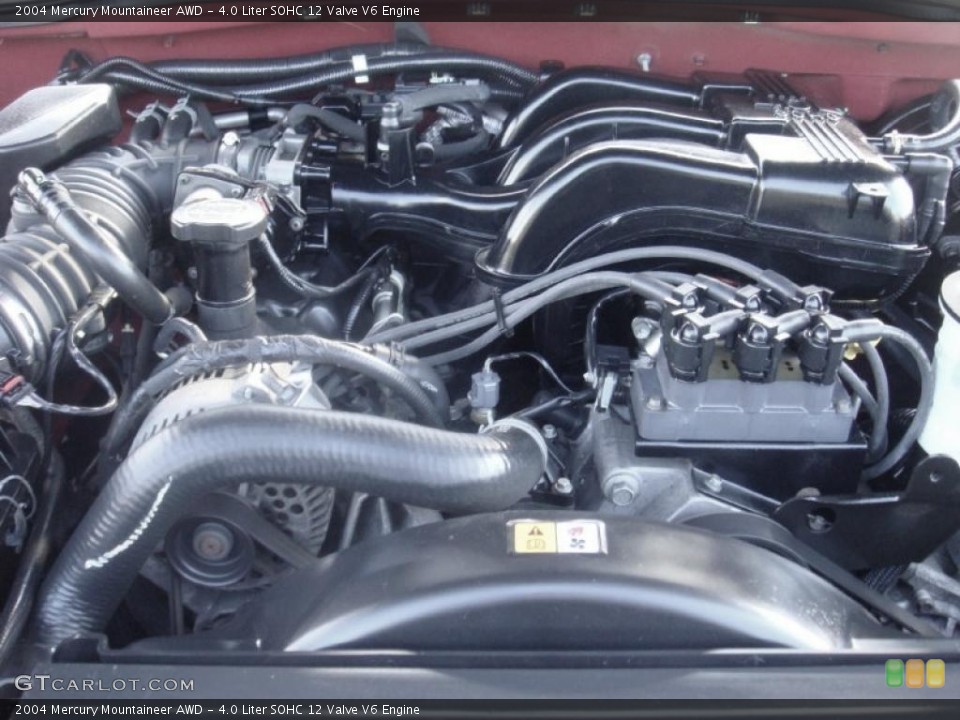 4.0 Liter SOHC 12 Valve V6 Engine for the 2004 Mercury Mountaineer #37984520