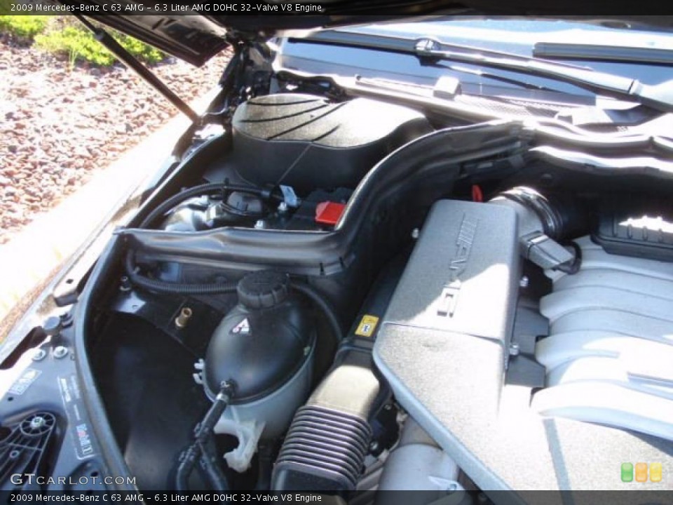 6.3 Liter AMG DOHC 32-Valve V8 Engine for the 2009 Mercedes-Benz C #37988701