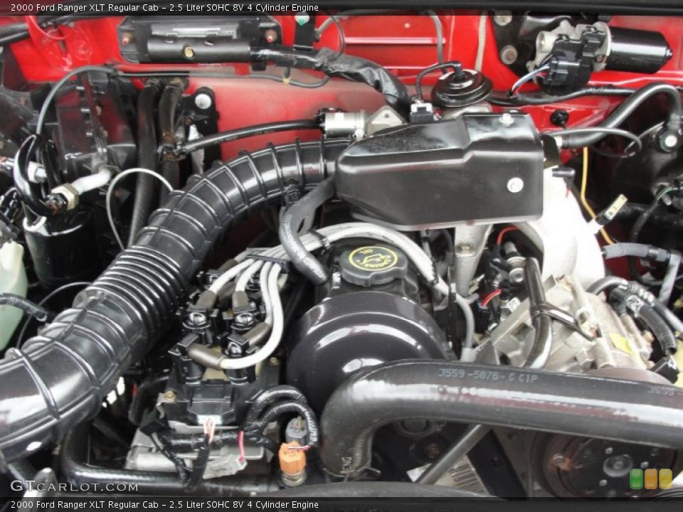 2.5 Liter SOHC 8V 4 Cylinder Engine for the 2000 Ford Ranger #37995993