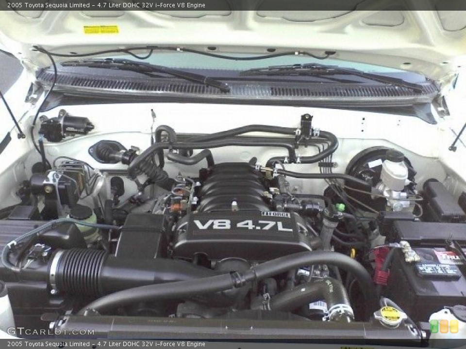 4.7 Liter DOHC 32V i-Force V8 Engine for the 2005 Toyota Sequoia #37999326