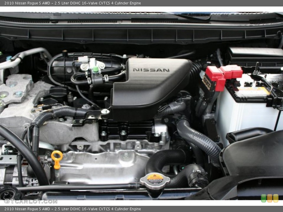 2.5 Liter DOHC 16-Valve CVTCS 4 Cylinder Engine for the 2010 Nissan Rogue #38004246