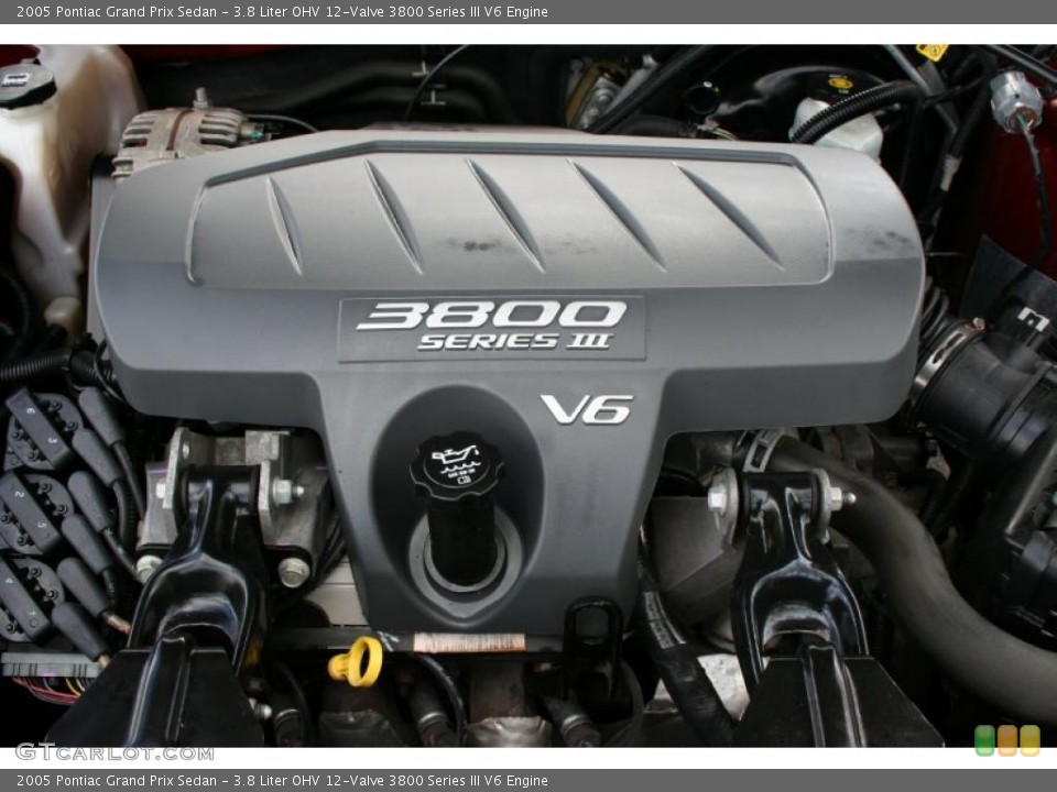 3.8 Liter OHV 12-Valve 3800 Series III V6 Engine for the 2005 Pontiac Grand Prix #38004418