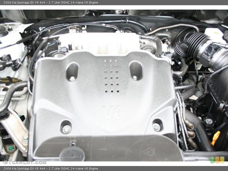 2.7 Liter DOHC 24-Valve V6 Engine for the 2009 Kia Sportage #38005050