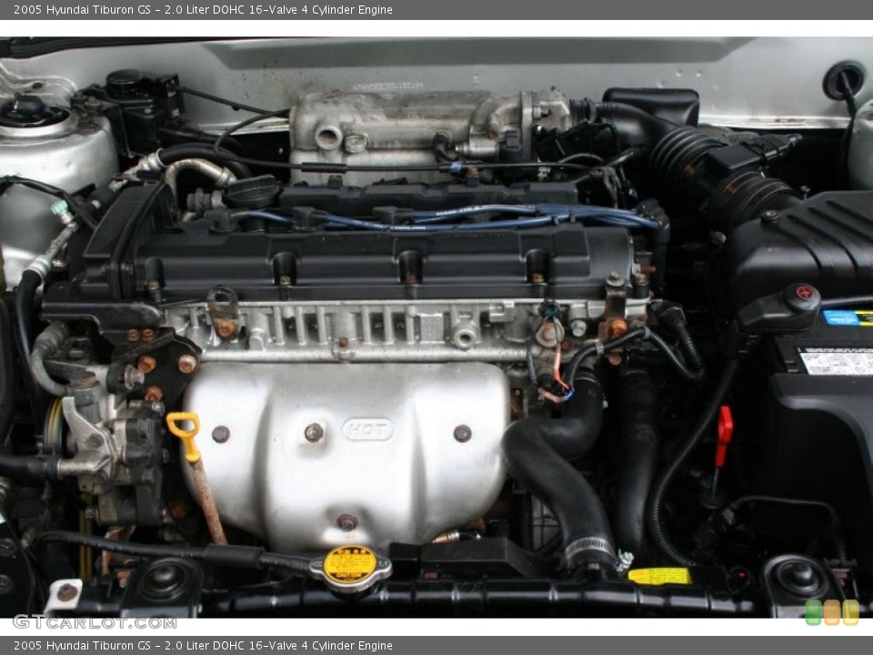 2.0 Liter DOHC 16-Valve 4 Cylinder Engine for the 2005 Hyundai Tiburon #38005710