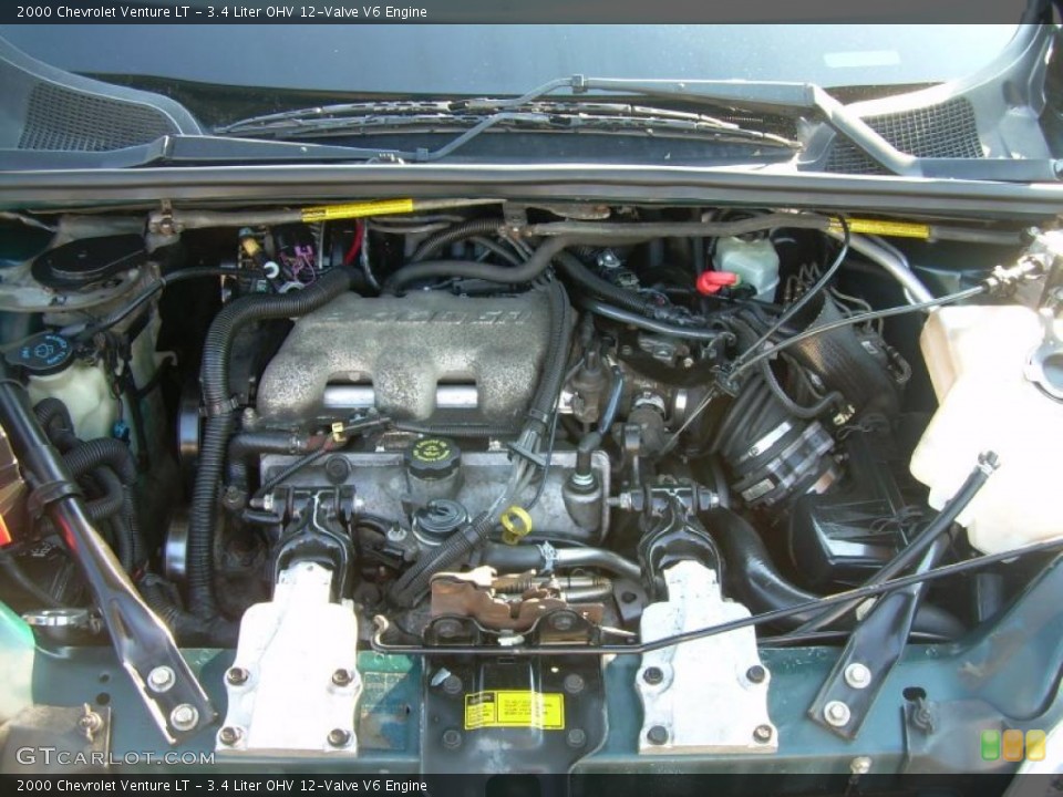 3.4 Liter OHV 12-Valve V6 Engine for the 2000 Chevrolet Venture #38007246