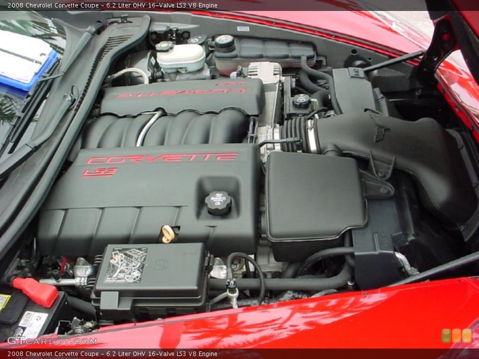 6.2 Liter OHV 16-Valve LS3 V8 Engine for the 2008 Chevrolet Corvette #38011568