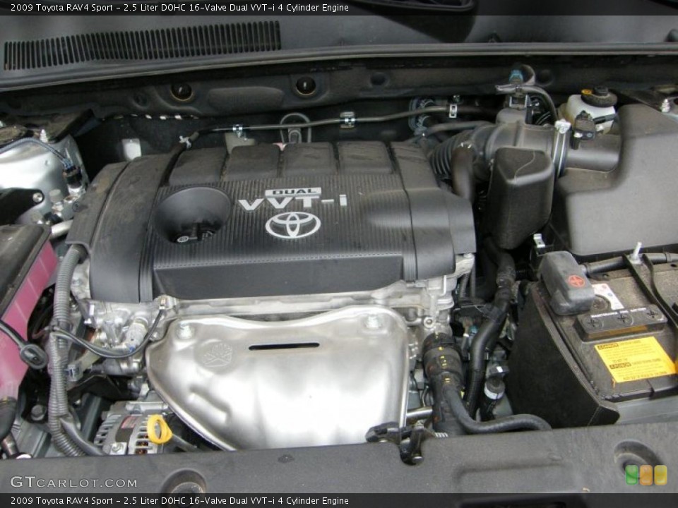 2.5 Liter DOHC 16-Valve Dual VVT-i 4 Cylinder Engine for the 2009 Toyota RAV4 #38012080