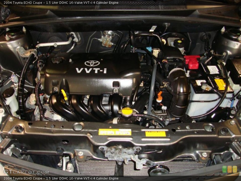 1.5 Liter DOHC 16-Valve VVT-i 4 Cylinder 2004 Toyota ECHO Engine