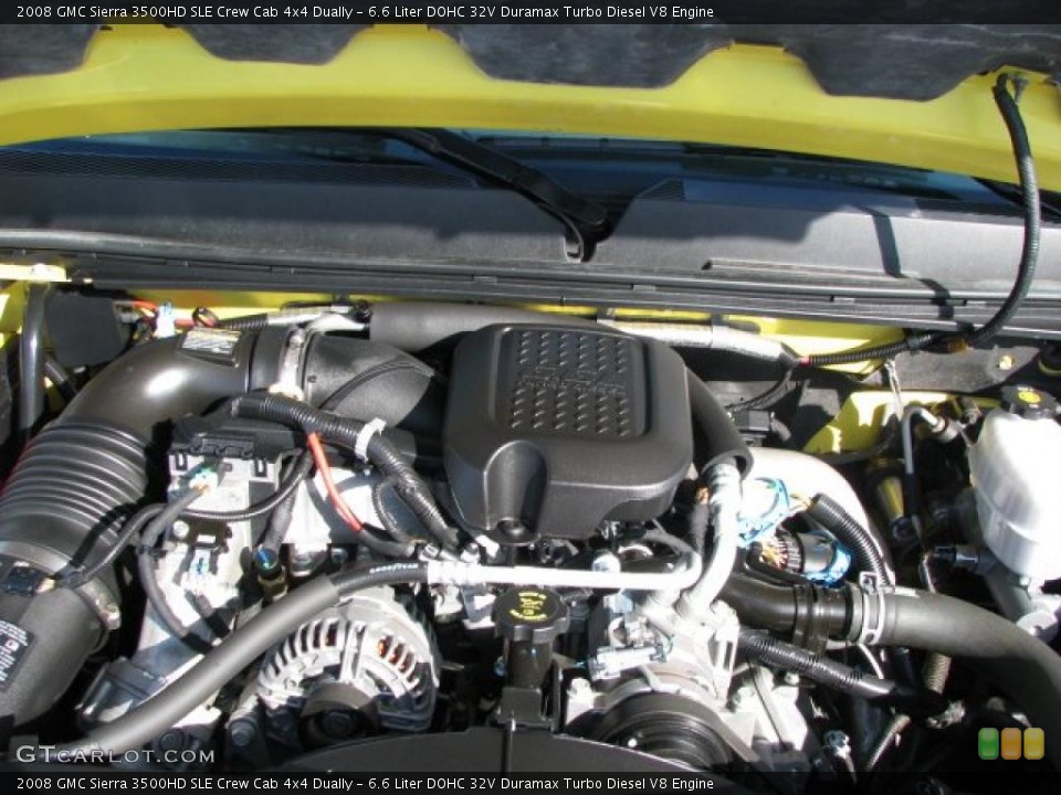 6.6 Liter DOHC 32V Duramax Turbo Diesel V8 Engine for the 2008 GMC Sierra 3500HD #38017908