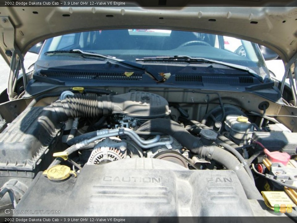 3.9 Liter OHV 12-Valve V6 Engine for the 2002 Dodge Dakota #38018108