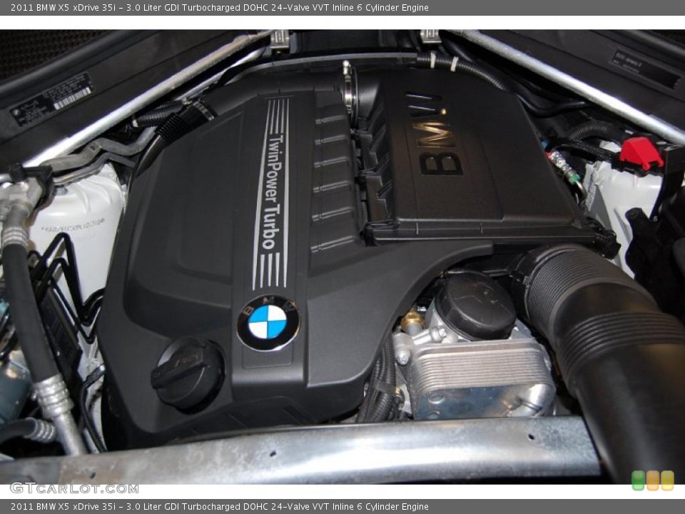 3.0 Liter GDI Turbocharged DOHC 24-Valve VVT Inline 6 Cylinder Engine for the 2011 BMW X5 #38026285